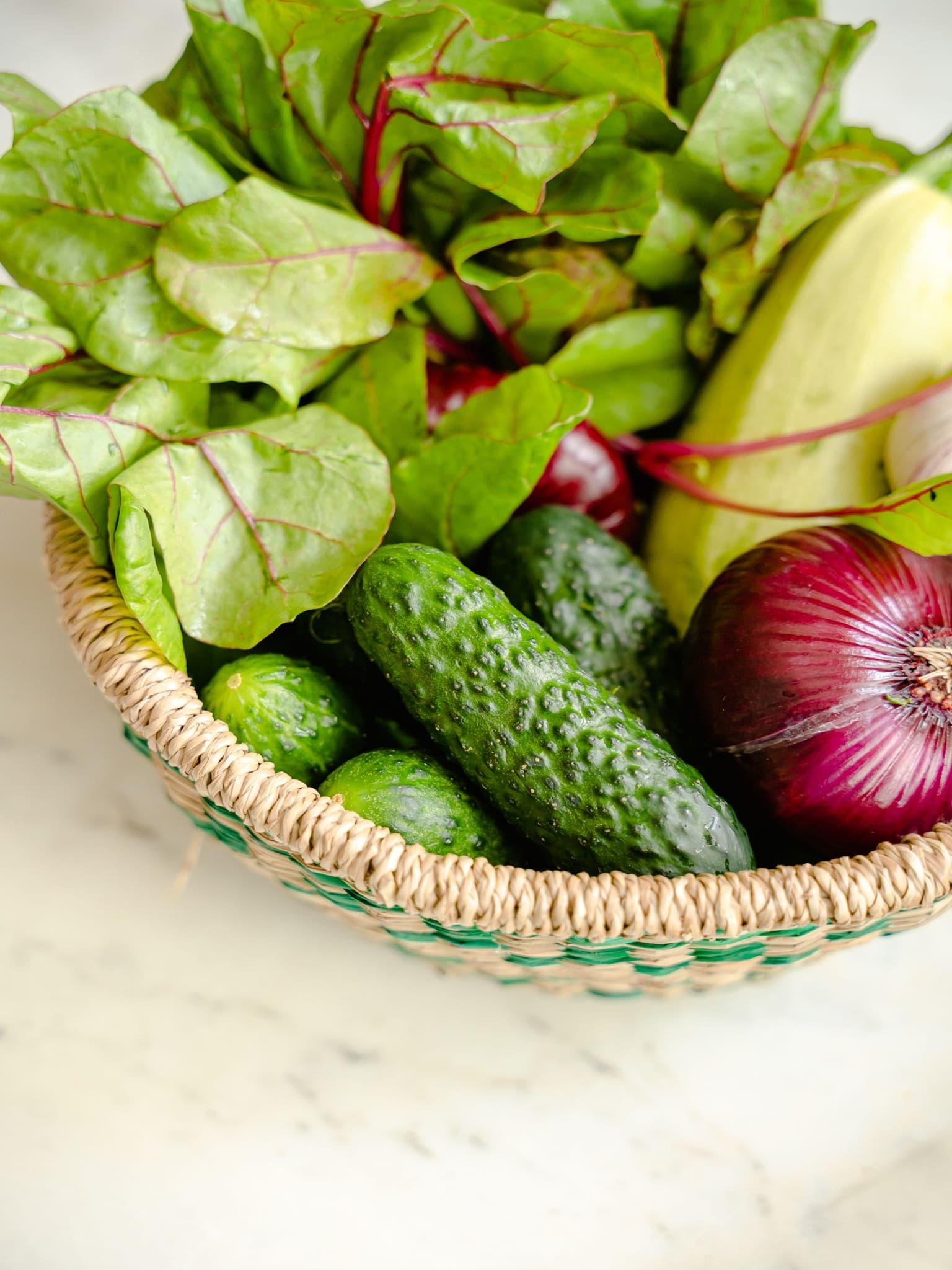 A vegetable basket